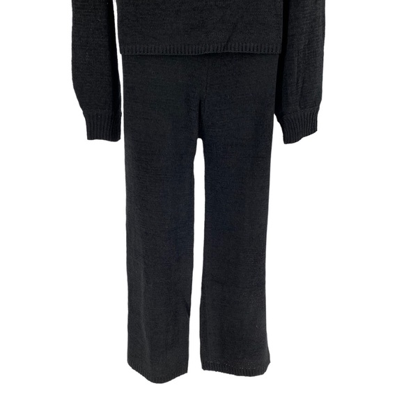 SNDYS NEW Majid Loungewear Black Two Piece Matching Set Sweater Trousers Size S - Picture 12 of 14